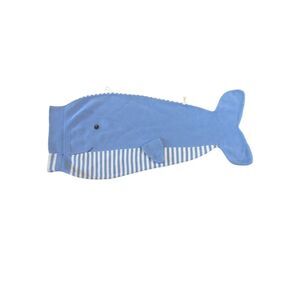 Zubels Whale hand-knit, 100% cotton blanket